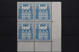 Berlin, MiNr. 676, Viererblock, Ecke Rechts Unten - Unused Stamps