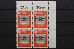 Berlin, MiNr. 600, Viererblock, Ecke Rechts Oben, Postfrisch - Unused Stamps