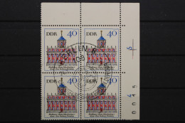 DDR, MiNr. 1250, Viererblock, Ecke Rechts Oben, ESST - Used Stamps