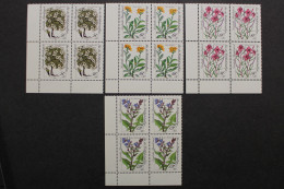 Deutschland, MiNr. 1188-1191, 4er Block Ecke Li. Unten, Postfrisch - Unused Stamps