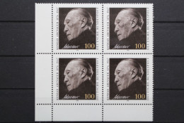 Deutschland, MiNr. 1601, Viererblock, Ecke Li. Unten, Postfrisch - Unused Stamps