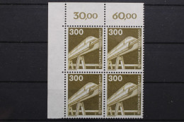 Deutschland, MiNr. 1138, Viererblock, Ecke Li. Oben, Postfrisch - Unused Stamps