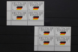 Deutschland, MiNr. 1477-1478, 4er Blöcke, Ecke Li. U., Postfrisch - Unused Stamps