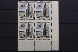 Berlin, MiNr. 254, Viererblock, Ecke Re. Unten, FN 1, Postfrisch - Unused Stamps