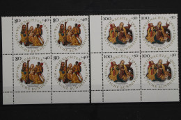 Deutschland, MiNr. 1707-1708, 4er Blöcke Ecken Li. U., Postfrisch - Unused Stamps