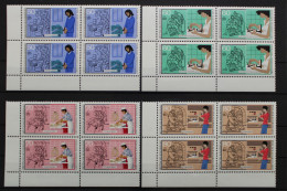 Deutschland, MiNr. 1315-1318, 4er Block Ecke Li. Unten, Postfrisch - Unused Stamps