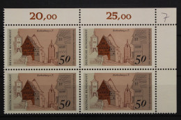 Deutschland, MiNr. 861, Viererblock, Ecke Re. Oben, Postfrisch - Neufs