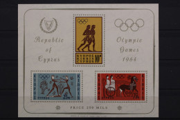Zypern, MiNr. Block 2, Postfrisch - Unused Stamps