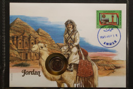 Jordanien, Numisbrief, 1986 - Sonstige & Ohne Zuordnung