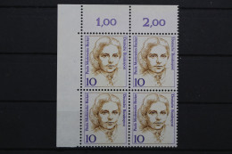 Deutschland, MiNr. 1359, Viererblock, Ecke Li. Oben, Postfrisch - Unused Stamps