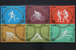 Libyen, MiNr. 160-165 B Zusammendruck, Postfrisch - Libia