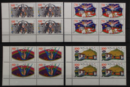 Deutschland, MiNr. 1411-1414, 4er Block Ecke Li. Unten, Postfrisch - Unused Stamps