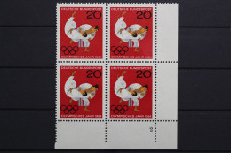 Deutschland, MiNr. 451, 4er Block Ecke Re. Unten FN 2, Postfrisch - Unused Stamps