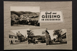 Geising, Erzgebirge,Ortsansichten, Marktplatz Und Rathaus, Hauptstraße - Autres & Non Classés