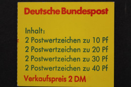 Deutschland (BRD), MiNr. MH 20 C I Mit Zählbalken, Postfrisch - Other & Unclassified