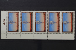 Deutschland, MiNr. 964 Fünferstreifen, Ecke Li. Oben, Postfrisch - Unused Stamps