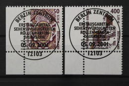 Deutschland (BRD), MiNr. 2210-2211, Ecken Links Unen, ESST - Gebruikt