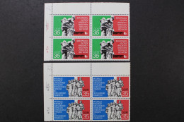 DDR, MiNr. 1981-1982, Viererblöcke, Ecken Links Oben, Postfrisch - Sonstige & Ohne Zuordnung