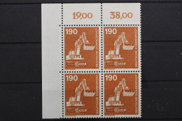 Deutschland, MiNr. 1136, Viererblock, Ecke Li. Oben, Postfrisch - Unused Stamps