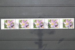 Deutschland (BRD), MiNr. 2480 Fünferstreifen, ZN 190, Gestempelt - Roulettes