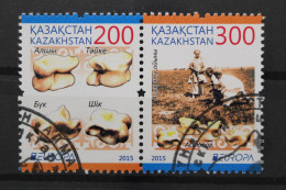 Kasachstan, MiNr. 905-906 Paar, Gestempelt - Kasachstan