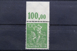 Deutsches Reich, MiNr. 187 C P OR, Postfrisch, Geprüft Infla - Andere & Zonder Classificatie