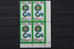 Deutschland, MiNr. 927 Viererblock, Ecke Re. U., FN 1, Postfrisch - Unused Stamps