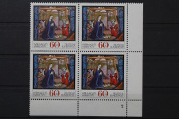 Deutschland, MiNr. 1032 Viererblock, Ecke Re. U, FN 2, Postfrisch - Unused Stamps