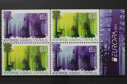 Zypern, MiNr. 1208-1209 H-Blatt 17, Postfrisch - Unused Stamps