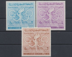 Jemen (Königreich), MiNr. 72-74 A, Postfrisch - Yemen