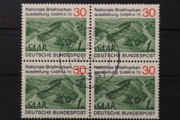 Deutschland (BRD), MiNr. 619, Viererblock, Gestempelt - Gebruikt