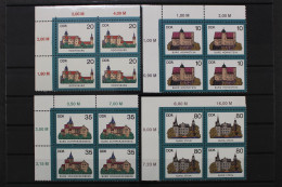 DDR, MiNr. 2976-2979, Viererblock, Ecke Links Oben, Postfrisch - Autres & Non Classés