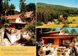 73910035 Ober-Sensbach Pension Michel Terrasse Panorama - Other & Unclassified