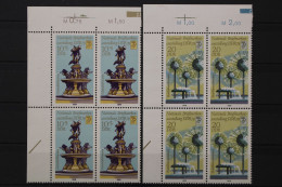 DDR, MiNr. 2441-2442, Viererblöcke, Ecken Links Oben, Postfrisch - Sonstige & Ohne Zuordnung