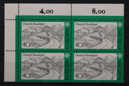 Deutschland, MiNr. 934 Viererblock, Ecke Links Oben, Postfrisch - Unused Stamps