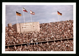 Fotografie Fotograf Unbekannt, Ansicht Berlin-Westend, Olympiastadion Bundesligaspiel Karlsruher SC Vs Tasmania 1900  - Lieux