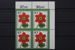 Deutschland, MiNr. 824 Viererblock, Ecke Rechts Oben, Postfrisch - Unused Stamps