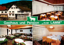 73910016 Sandbach  Odenwald Gasthaus Pension Zum Lamm Gastraeume Zimmer - Autres & Non Classés