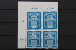 DDR, MiNr. 2118, Viererblock, Ecke Links Oben, Postfrisch - Sonstige & Ohne Zuordnung