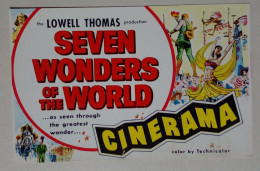 Carte Postale - Affiche Du Film "Les Sept Merveilles Du Monde" De Lowell Thomas (1957) - Sonstige & Ohne Zuordnung