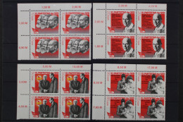 DDR, MiNr. 3009-3012, Viererblock, Ecke Links Oben, Postfrisch - Autres & Non Classés