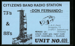 Künstler-AK Ronneburg, Citizens Band Radio Station Don Fernaneo, C. W. F. Farr, Bergstr. 13  - Other & Unclassified