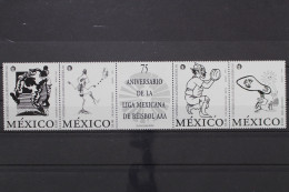 Mexiko, MiNr. 2781-2784 Fünferstreifen, Postfrisch - Mexico