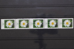 Deutschland (BRD), MiNr. 2451 Fünferstreifen, ZN 370, Postfrisch - Rolstempels