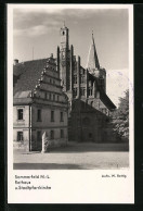 AK Sommerfeld / Lubsko, Rathaus Und Stadtpfarrkirche  - Andere & Zonder Classificatie