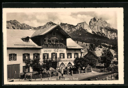 AK Tannheim, Gasthaus U. Pension Zum Gold. Kreuz  - Autres & Non Classés