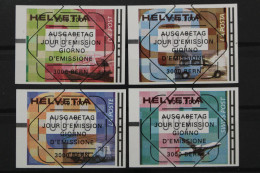 Schweiz Automaten, MiNr. 11-14, ESST - Automatic Stamps