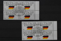 Deutschland (BRD), MiNr. 1477-1478, Viererblock, Rechter Rand, ESST - Autres & Non Classés