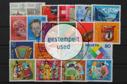 Schweiz, MiNr. 1288-1307, Jahrgang 1985, Gestempelt - Autres & Non Classés