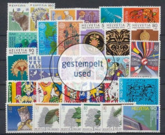 Schweiz, MiNr. 1461-1488, Jahrgang 1992, Gestempelt - Other & Unclassified